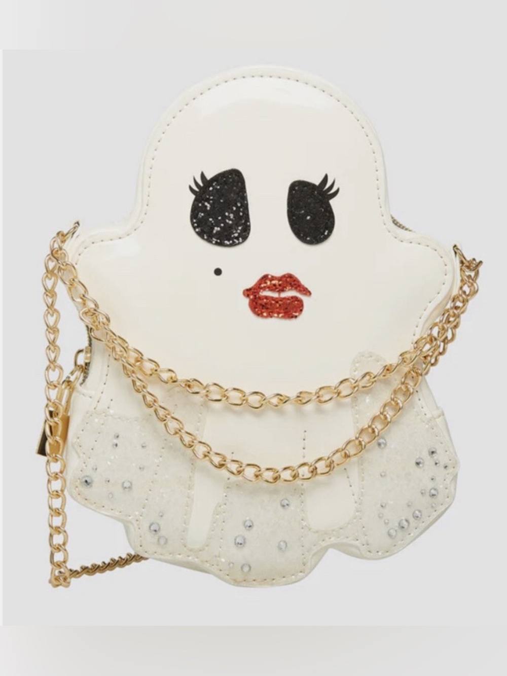 Betsey Johnson Kitsch Ghost girl Crossbody Halloween Bag NWT - Picture 6 of 9